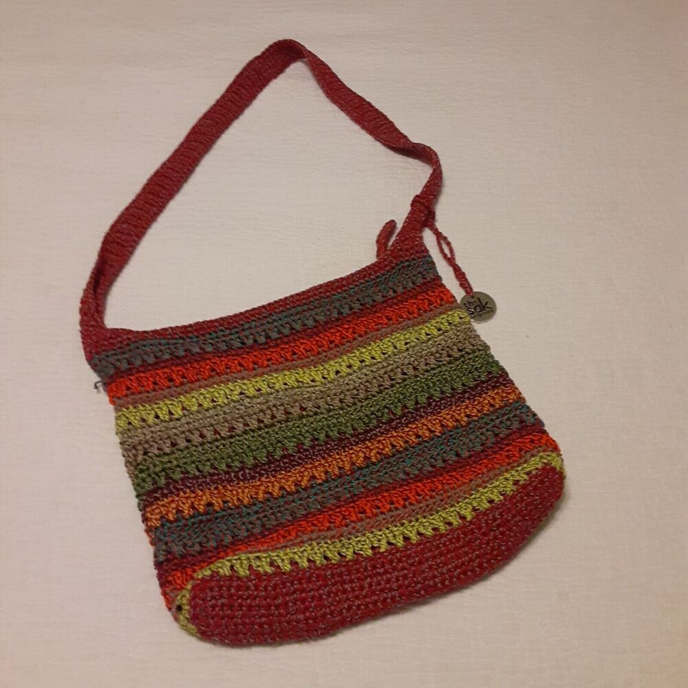 The Sak Woven Shoulder Handbag Summer Vibes - Picture 2 of 6